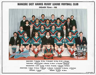 Mangere East Hawks Rugby League Premier Team 1985 - Mangere East Hawks ...